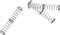 Keyboard Springs for Mechanical Switches, 35g Custom Dual Stage Springs, 110PCS/Pack for MX Style Switch