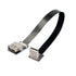 chenyang USB 2.0 Flat Cable, Male to Female 90 Degree UP Angled Data Transfer Charging Adapter 1.0M
