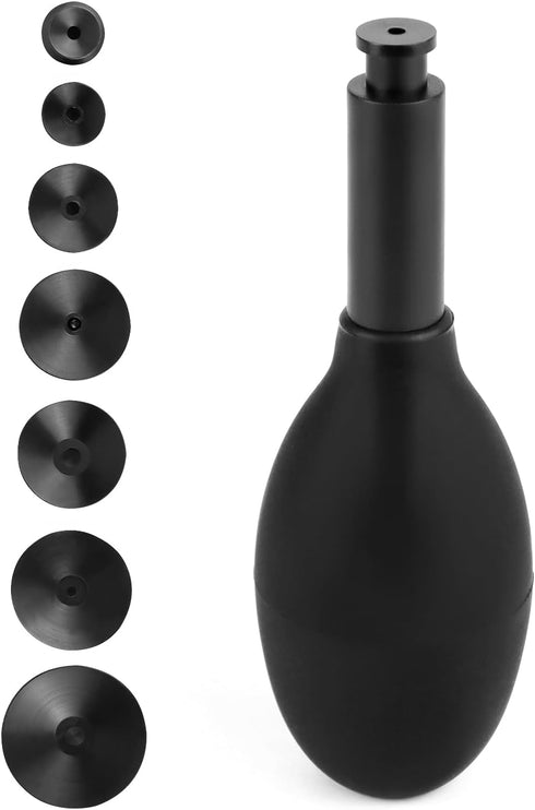QWORK 8-in-1 Lens Sucker Kit, Anti-Static ESD Conductive Silicone Suction Cup Set for Lens Repair and Cleaning