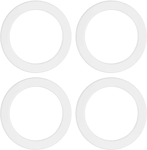 PATIKIL Universal Plastic Magnetic Adapter Ring, 4 Pcs Ultra-Thin Sticker Ring Adhesive Nickel-Iron