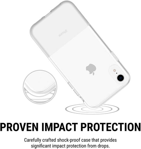 Incipio NGP Translucent Case for iPhone XR (6.1") - Clear, Flexible Shock-Absorbing Drop-Protection