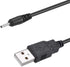 USB to DC 2.0mm Cable 3.3ft, USB 2.0 Type A Male to DC 2.0mm Barrel Jack Power Adapter Connector Charging Cable