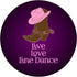 Country Music Fans Line Dancing Prize - Live Love Line Dance PopSockets Swappable PopGrip