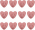 12Pcs Phone Charm Hook Adhesive Metal Phone Finger Grip Hook, Cell Phone Ring Holder Stand for DIY Accessories (Pink,