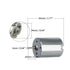 5Pcs 3V-12V 280 DC Motor Electric Motor Micro Motor Mini Electric Motor for RC Boat Model Toys DIY, Science Experiments