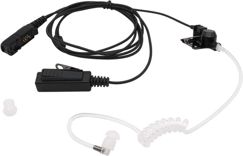 Acoustic Tube Earpiece Compatible for Motorola XPR3300e XPR3500e XPR3300 XPR3500 XPR3000 XPR3000e DP2400 DP2600 DEP550 MTP3250 XIR P6600 XiR P6620 Radio Headset PTT Mic (1 Pack)