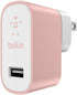 Belkin Mixit Metallic 2.4A Wall and Car Charger Bundle with 4-Foot Micro USB Cable for Android Phones - Rose Gold