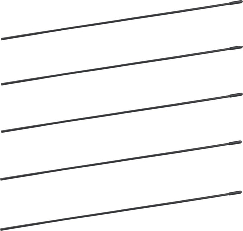 SJZBIN 5PCS 2.4G Black Plastic Protective Antenna Tubes with Cap Suitable for Remote Control Car FPV Drones Quadcopters