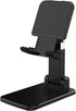 Solareon Adjustable Cell Phone Stand for Desk, Heavy Duty Black Phone Holder with