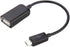 Micro USB to USB Female Adapter Cable for OTG Devices & Power Charging - Compatible with Various Models
