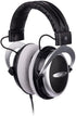 Monoprice Semi-Open Over Ear Wired Headphones, Comfortable Low Deep Bass for Kids Teens Adults, for Smartphone,