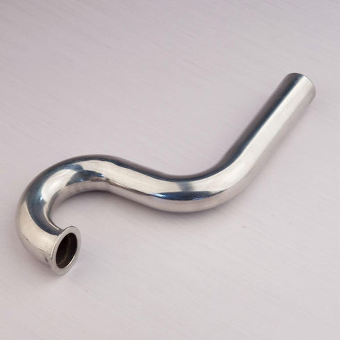 PerfectPlaza Stainless Steel Exhaust Pipe S Bend Wrap to Center WTC Header Gas