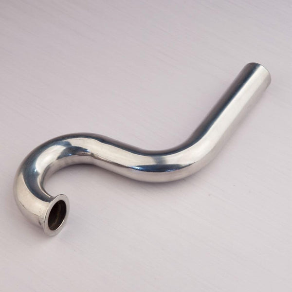 PerfectPlaza Stainless Steel Exhaust Pipe S Bend Wrap to Center WTC Header Gas