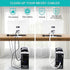 20ft - 1 inch White Cable Sleeve, Cable Organizer for Desk PC, Wire Protector Cover for Home Office