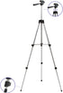 Acuvar 50 Inch 3-Way Lightweight Camera Tripod with Pan & Tilt Head Aluminum DSLR Tripod Stand with Quick Release Plate