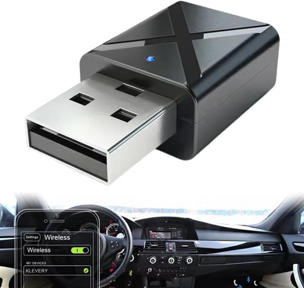 generic 2-in-1 Bluetooth Adapter, Support TV Speaker Earphone Mini Car Music Computer, Wireless