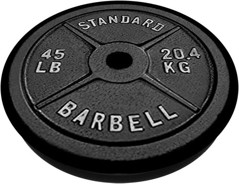 Weightlifting Plate Gym Barbell Weight Body Building PopSockets Standard PopGrip