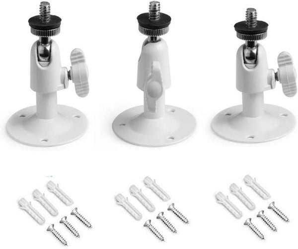 SERMICLE Security Wall Mount for Stick Up Cam Wired/Battery, Metal Bracket for Oculus Sensor, Arlo, 360° Rotation, 3