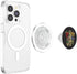 Skeleton Flowers and Mushrooms Illustration PopSockets PopGrip for MagSafe