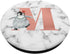 Cute Penguin With Flower Pink Rose Color Letter M PopSockets Swappable PopGrip
