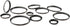 K&F Concept 11pcs Metal Stepping Rings Set, Step Up Ring 26-82MM for Canon Nikon DSLR Cameras Lens