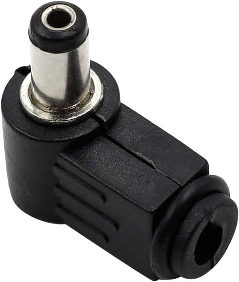 Luomorgo Right Angle DC Socket Jack Charger Power Plug, 5.5 x 2.1mm, 20pcs