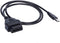 WSDMAVIS 1 Pcs 16 Pins OBD2 Extension Cable to USB Female Port Charging