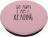 Go Away I'm Reading PopSockets Standard PopGrip - Spooky Ghost Book Lovers Funny Quote