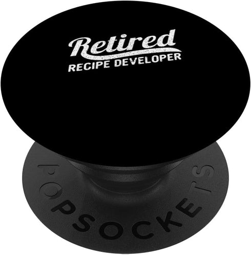 Classic Retirement Retro Retired Recipe Developer PopSockets Standard PopGrip