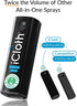 iCloth 2X 2-in-1 0.68 oz (20ml) Screen Cleaner Spray & Microfiber Cloth for Laptops, Tablets, Phones, Car Screens