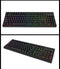 Black OEM Profile PBT Double Shot 104 Side-lit Shine Through Translucent Backlit Keycaps for MX Mechanical Keyboard
