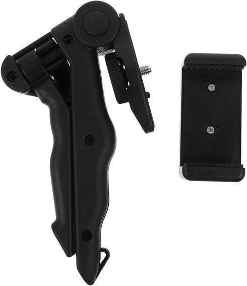 Uonlytech Portable Phone Tripod Stand Adjustable Height Lightweight Tabletop Mobile Phone Holder for Video Calls