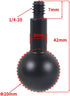FEICHAO 20mm Ball Head to 1/4 Screw Adapter Mount for Camera Photography Accessory (43mm)