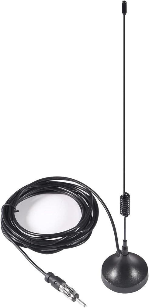 ACEIRMC Universal Car Stereo Antenna Car FM AM Radio Antenna Magnetic Base Car