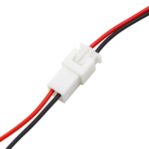 JST XH2.54 2Pin Micro Female and Male Connection Plug - 200mm Wire Cable (10 Pairs)