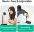CamScanner 360 Phone(1 Pack) Adjustable Phone Stand, Rotatable Clip-On Holder,Desk Mount with Non-Slip Base