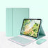 Galaxy Tab A8 2022 10.5 inch Keyboard Case with Mouse, SM-X200/X205/X207 Magnetic Detachable Bluetooth Keyboard, Mint