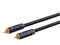 Monoprice Onix Series Digital Coaxial Audio/Video RCA Subwoofer Cable - RG-6/U 75-ohm 3ft Black