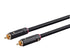 Monoprice Onix Series Digital Coaxial Audio/Video RCA Subwoofer Cable - RG-6/U 75-ohm 3ft Black