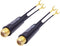 Fancasee 2-Pack Gold Plated 75 Ohm to 300 Ohm UHF/VHF/FM Matching Transformer Converter