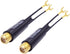 Fancasee 2-Pack Gold Plated 75 Ohm to 300 Ohm UHF/VHF/FM Matching Transformer Converter