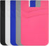 BIAJIYA Phone Card Holder, Silicone Wallet Stick-on ID Business Credit Card Pocket for Smartphones