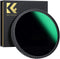 K&F Concept 55mm Variable ND Lens Filter - ND32-ND512 (5-9 Stops) Adjustable with 28 Multi-Layer Coatings for Camera