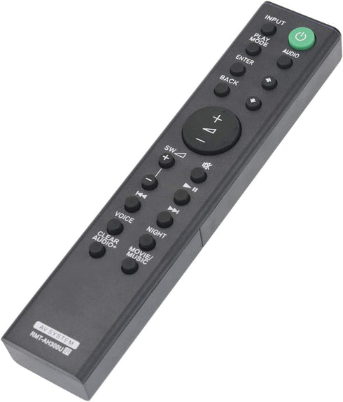 RMT-AH300U Replace Remote Control - Compatible with Sony Sound Bar HT-CT290, HT-CT291, SA-CT290, SA-CT291