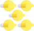 5pcs HD Anti-Fingerprint Watch Glass Screen Protectors 27mm Soft PET Universal Round Smartwatch Protective Film (for