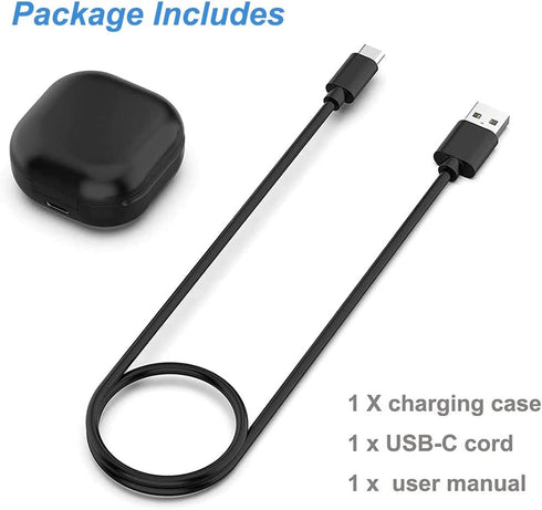 Compatible for Galaxy Buds Pro Charging Case, Charger Station for Samsung Galaxy Buds Pro SM-R190, Wireless & Wired