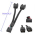 Motherboard USB 9Pin Header Cable, 9pin USB2.0 to Dual 9pin Extension Cable, Black