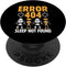 Error 404 Sleep Not Found Robotic Programming PopSockets Standard PopGrip