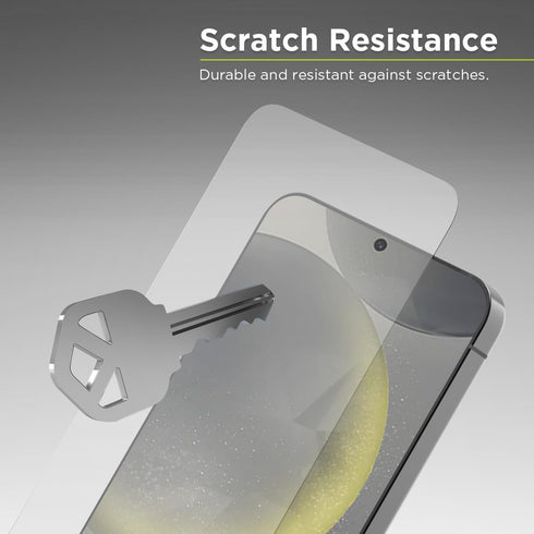 PureGear HD Clear Tempered Glass Screen Protector for Samsung Galaxy S24, Case Friendly, Scratch Resistant