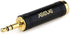 Pure Copper 3.5mm Male to 1/4" Female Headphones Adapter - Black, 1/8" to 1/4" Jack for Superior Sound Quality.
